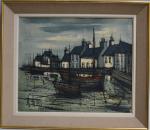 Michel GIRARD (né en 1939)
Voiliers au port
Huile sur toile signée...