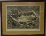 René PINARD (1883-1938)
Ile d'Yeu, le chateau, 1928.
Gravure signée, datée et...