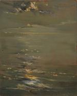 Georges LHERMITTE (1882-1967)
Reflet sur la mer
Huile sur isorel
27.5 x 22...