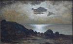 Maurice PROUST (1867-1944)
Piriac, coucher de soleil
Huile sur carton signée en...