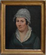 ECOLE FRANCAISE du XIXème
Portrait de dame
Huile sur toile 
46.5 x...