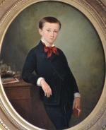 Léon Joseph BILLOTTE (1815-1886)
Portrait de jeune garçon, 1879.
Portrait d'enfant
Paire de...