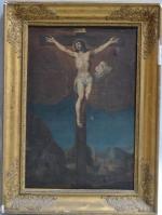 ECOLE FRANCAISE du XIXème
Crucifixion
Huile sur toile
51 x 35 cm