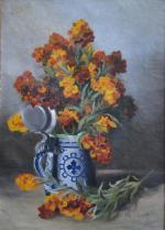 Eugène Henri CAUCHOIS (1850-1911)
Bouquet de fleurs
Huile sur toile signée en...