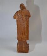 François Xavier JOSSE (1910-1991)
L'évêque
Bois sculpté et signé
H.: 68.5 cm 
Provenance:
-...