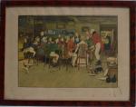 Cecil ALDIN (1870-1935)
Le diner de Noël à l'auberge
Estampe
47.5 x 63...