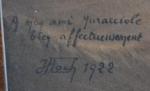 J. FLOCH (XIX-XXème)
Bateau dans la tempête, 1922.
Dessin signé et daté...