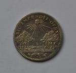 JETON en argent, Louis XIV et Marie Thérèse. 2,1 cm...