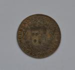 JETON en argent, Anne d'Autriche, 1658. 2,8 cm 5,7 gr