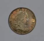 JETON en argent, Louis XV. 2,8 cm 5,1 gr