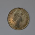 JETON en argent, Louis XV, Etats de Bretagne, 1756. 2,9...