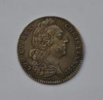JETON en argent Louis XV, Etats de Bretagne, 1766. 2,9...