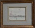 F. HUFFER (XIX-XXème)
Venise
Aquarelle signée en bas à droite
7.5 x 10...