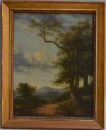 ECOLE FRANCAISE du XIXème
Paysage 
Huile sur toile
38.5 x 30 cm...