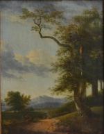 ECOLE FRANCAISE du XIXème
Paysage 
Huile sur toile
38.5 x 30 cm...