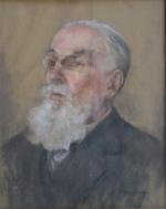 Betsy DAIGNE (fin XIXème - début XXème)
Portrait d'homme
Crayon gras signé...