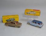 Dinky Toys France - 2 véhicules - Fiat 1800/Ford Taunus,...