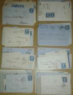 Lot d'une centaine de lettres affranchies par "Bleus de France"...