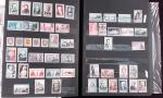 Dans un classeur, collection de timbres de FRANCE neufs, période...