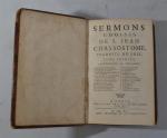 Sermonts de Saint Jean Chrysostome. 
Paris, 1690 (2 vol.) état...