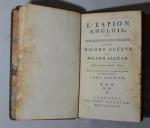 L'espion anglais. Londres, 1779 (9 vol. + 1 suppl.) état...