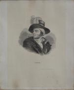 ECOLE FRANCAISE
Portrait de Charette
Estampe
24 x 20 cm à vue (légères...