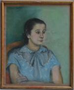 Edmond BERTREUX (1911-1991)
Portrait de jeune fille
Pastel signé en haut à...