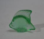LALIQUE France
Poisson en cristal moulé pressé, de couleur verte
H.: 4.7...
