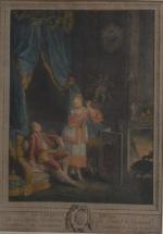 gravé par Nicolas DE LAUNAY (1739-1792), 
Le petit jour,
Le carquois...