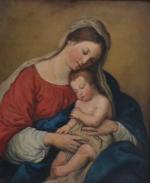 ECOLE ITALIENNE du XIXème
Vierge à l'enfant
Huile sur toile
46 x 38...