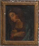 ECOLE FRANCAISE du XIXème
Vierge en prière
Huile sur toile
33 x 27...