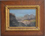 Alfred GODCHAUX (1835-1895)
Paysage de montagne
Huile sur toile signée en bas...