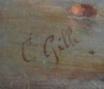 C. GILLE (XIX-XXème)
Pêche près des côtes
Paire d'huiles sur panneau signées...