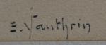 Ernest VAUTHRIN (1878-1949)
Voiliers en mer
Aquarelle signée en bas à gauche
14.5...