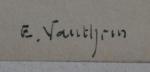 Ernest VAUTHRIN (1878-1949)
Voiliers en mer
Aquarelle signée en bas à droite
14.5...