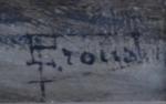 Maurice PROUST (1867-1944)
Paysage côtier
Huile sur carton signée en bas à...