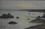 Maurice PROUST (1867-1944)
Les maisons de tuiles dominant la mer
Huile sur...