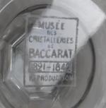 BACCARAT
Vase en cristal, pastille au-dessous "Musée des cristalleries de Baccarat...