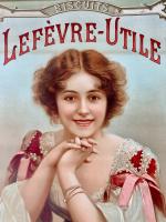 Biscuits Lefèvre-Utile :  Affiche faisant calendrier pour l'année 1898....