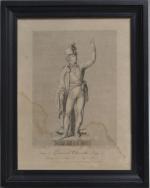 ECOLE FRANCAISE du XIXème
Statue du général Charette érigée et inaugurée...