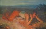 Paul REMY (1897-1981)
Gitane allongée
Huile sur toile signée en bas à...