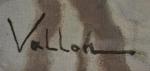 VALLON (XIX-XXème)
Lavandière le long du ruisseau
Huile sur toile signée en...