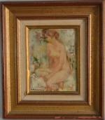 Maryse DUCAIRE-ROQUE (1911-1992)
Nu assis
Huile sur toile signée en bas à...