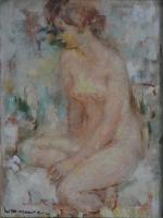 Maryse DUCAIRE-ROQUE (1911-1992)
Nu assis
Huile sur toile signée en bas à...