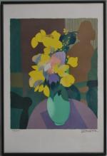 Freddy DEFOSSEZ (né en 1932)
Bouquet de fleurs
Lithographie signée et numérotée...