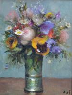 Marcel DYF (1899-1989)
Bouquet de fleurs
Huile sur toile signée en bas...