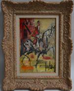 GEN PAUL (1895-1975)
Le cavalier à la veste rouge
Huile sur panneau...