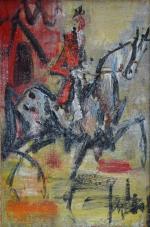 GEN PAUL (1895-1975)
Le cavalier à la veste rouge
Huile sur panneau...