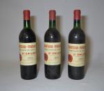 3 bouteilles Château FIGEAC, 1985, Saint Emilion Grand Cru (base...