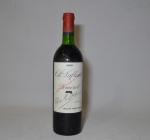 1 bouteille Château LAFLEUR, 1983, Pomerol (base goulot, très léger...